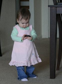 Audrey will frequently bring this outfit to Laura to have her put it on, no matter what else she's wearing.