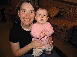 Another cute picture of mom and baby. It deserved to be online.